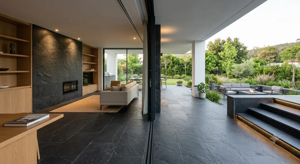Beyond the Surface: Crafting Modern Spaces with Dark Architectural Stone