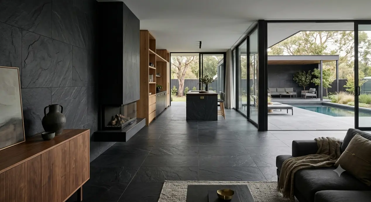 The Dark Diamond: How VALONGO BLACK™ Slate Is Redefining Modern Architectural Luxury